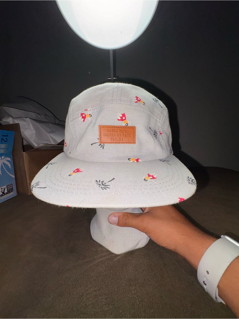 Globe Australia Printed Surf 5-Panel Hat – One Size Fits Most